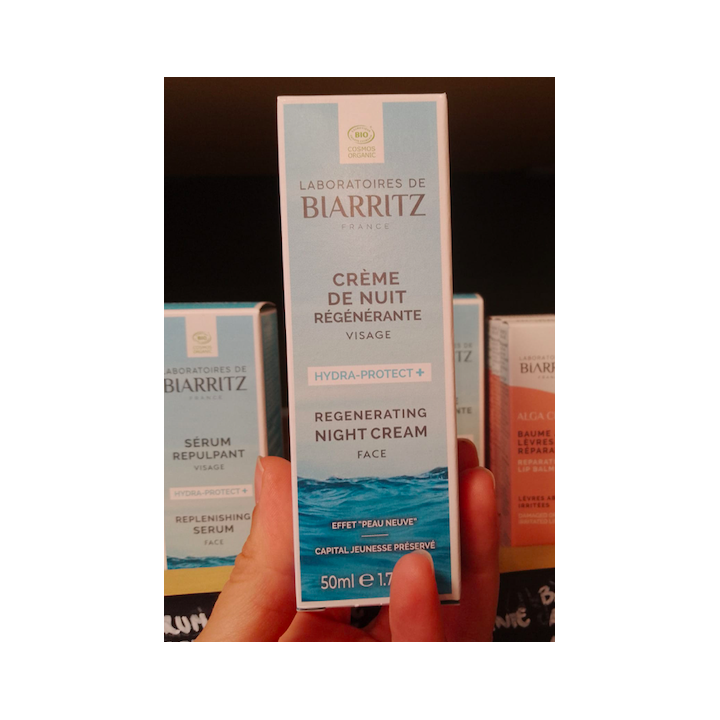 Crème nuit régénérante visage – 50ml – Biarritz