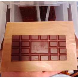 Chocolat tablette NOIR bio - 80g - NAO