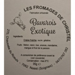 Bavarois exotique (95 gr)