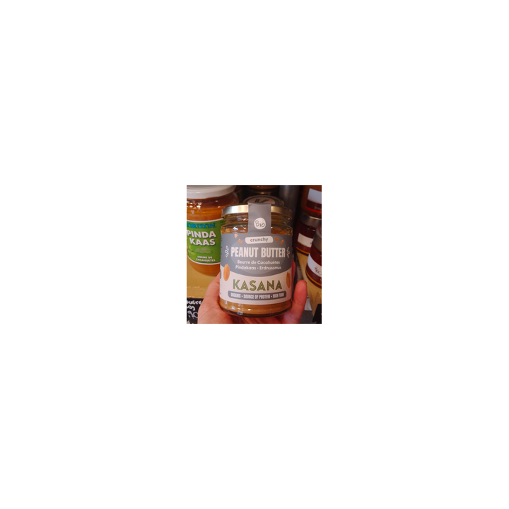 Beurre cacahuètes crunchy – 280g – KASANA