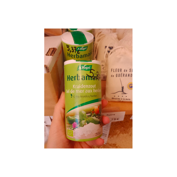 Sel de mer aux herbes - HERBAMARE - bio - 250g