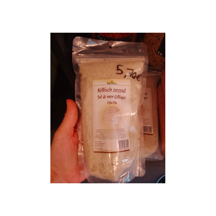 Sel de mer Celtique fin - 500g - NatuVita