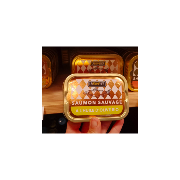 Saumon sauvage à l'huile d'olive - 115g