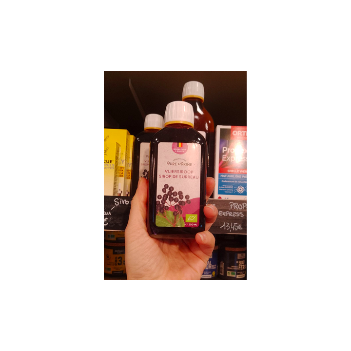 Sirop de sureau bio – 200ml – Pure & Prime