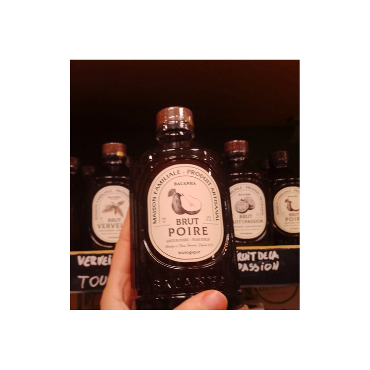 Sirop - POIRE brut - 400ml - Bacahna