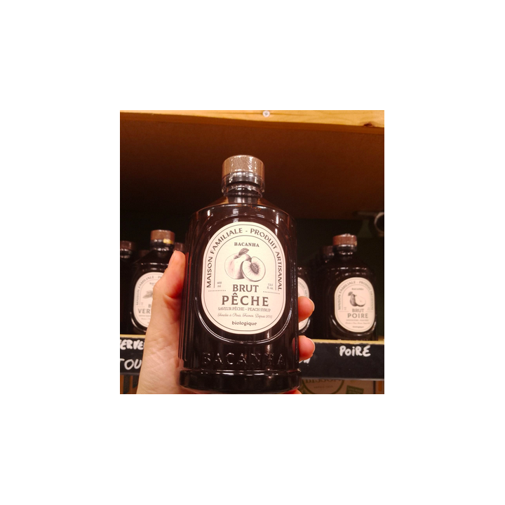 Sirop - PECHE brut - 400ml - Bacahna
