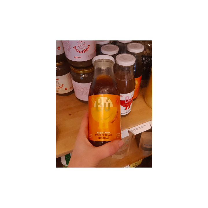 Bouillon POULET THAI bio - 480ml - Bu Bouillon
