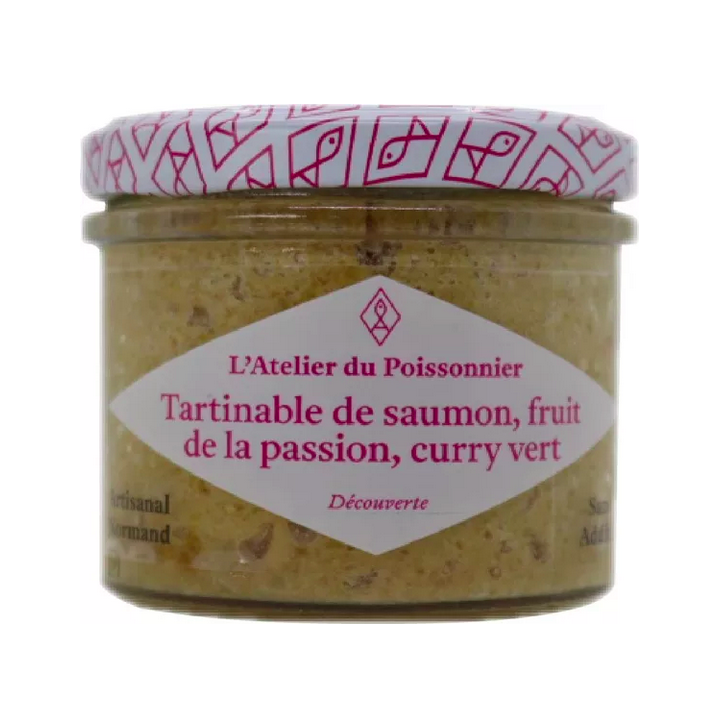Tartinable Saumon Fruit de la passion Curry vert - 90g