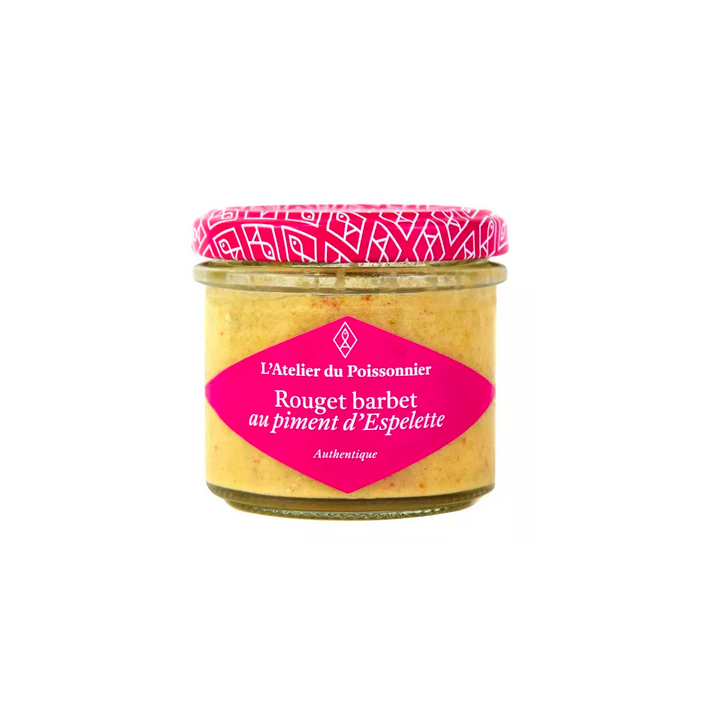 Rillettes de rouget barbet au piment d'espelette - 90g