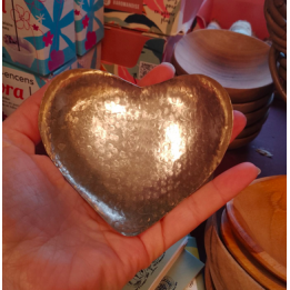 Coupelle - petit bol métal coeur