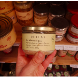 Rillettes de porc – 180g – MILLAS