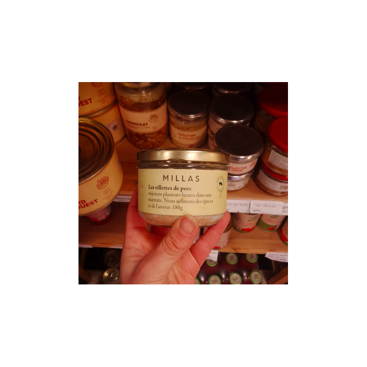 Rillettes de porc – 180g – MILLAS