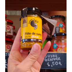 Pâte de curry JAUNE doux -...