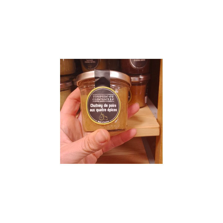 Chutney poire quatre épices - 90g