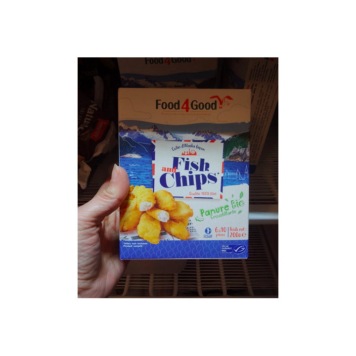 SURGELE - fish and chips - 200g - Food4good