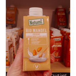Crème cuisine AMANDE bio – Natumi - 200ml