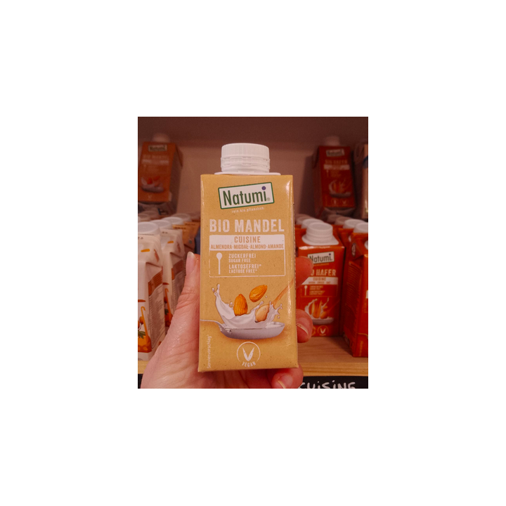 Crème cuisine AMANDE bio – Natumi - 200ml