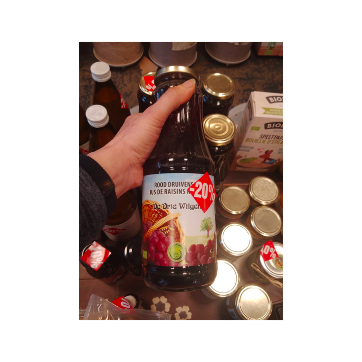 LIQUIDATIONS - jus de raisin bio - 1L - drie wilgen
