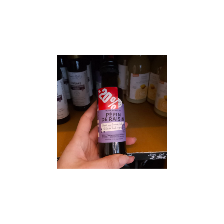 LIQUIDATIONS - Huile pépins de raisins - 100ml - Emile Noel