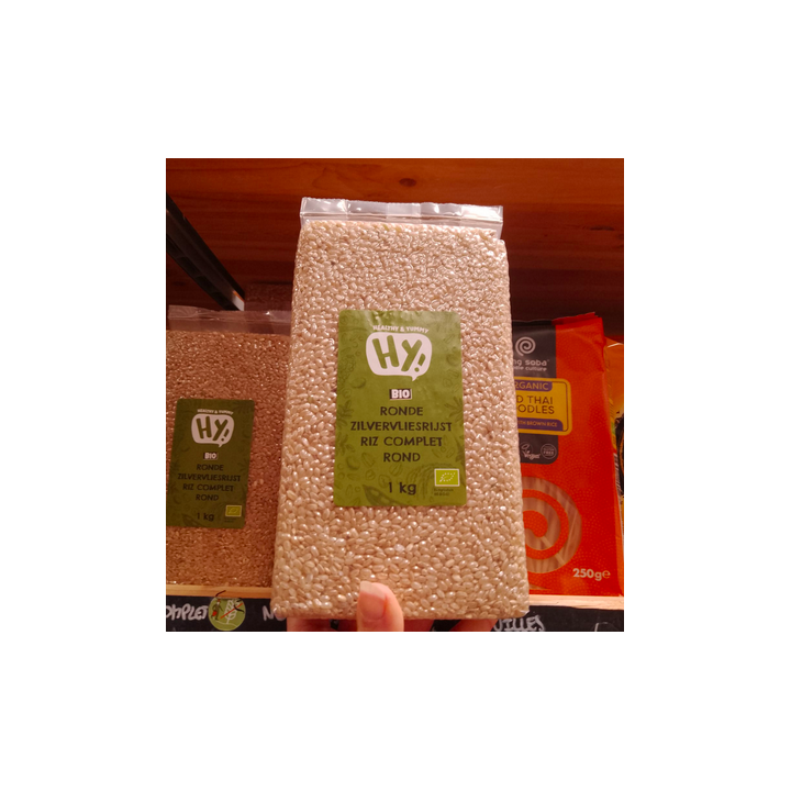 Riz complet rond bio – 1kg – Hygiena