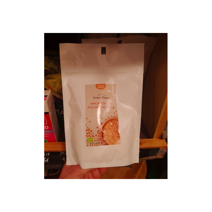 Boisson Maca poudre bio – Pure et Prime - 200g