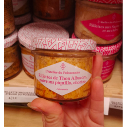 Rillettes de thon Albacore piquillo chorizo - 90g