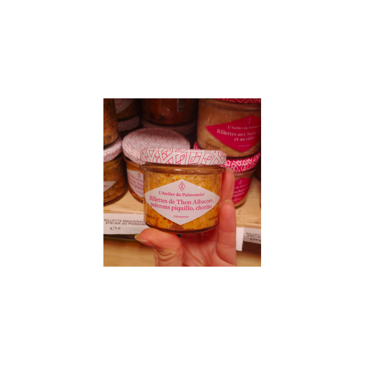 Rillettes de thon Albacore piquillo chorizo - 90g