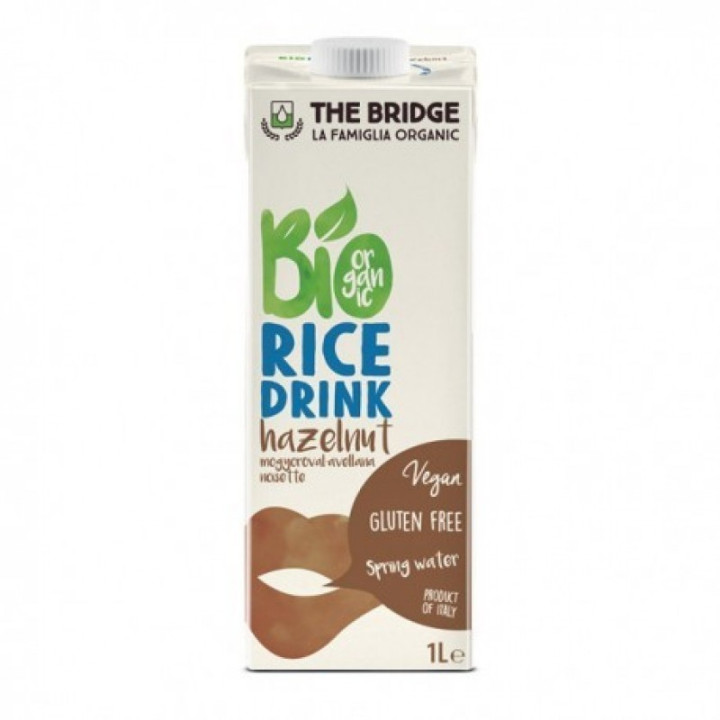 Lait végétal RIZ NOISETTES - 1L - The Bridge