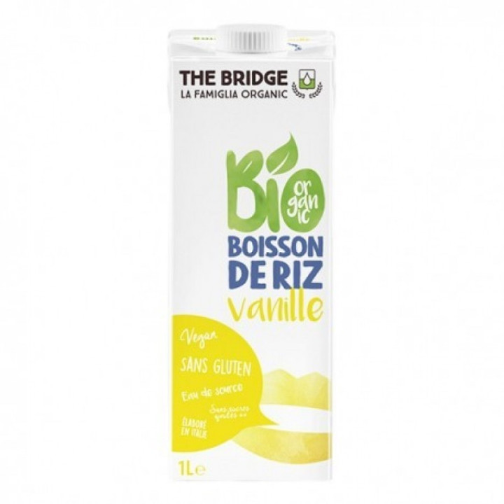 Lait végétal RIZ VANILLE - 1L - The Bridge