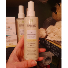 Lait démaquillant visage yeux lèvres – 200ml – Biarritz