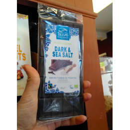 Chocolat dark & sea salt - 90g - BELVAS