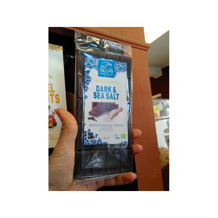 Chocolat dark & sea salt - 90g - BELVAS