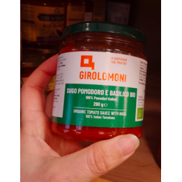 Sauce tomate au BASILIC Bio – 290g - Girolomoni