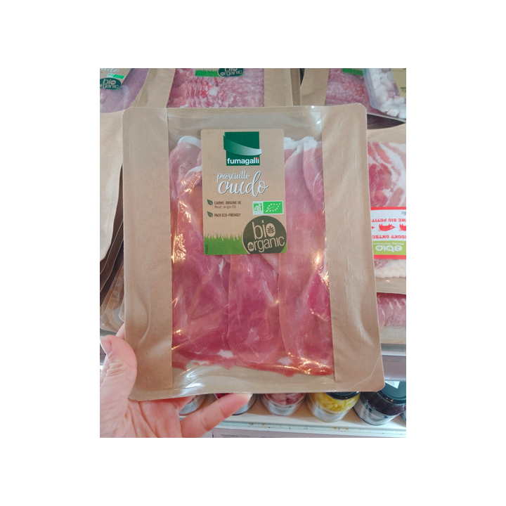 Charcuterie prosciutto CRUDO - 70g - bio - Fumagalli