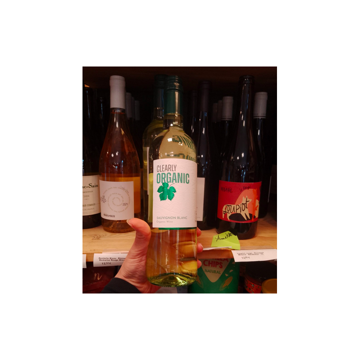 Vin blanc - Sauvignon - 13% - clearly organic - 75cl