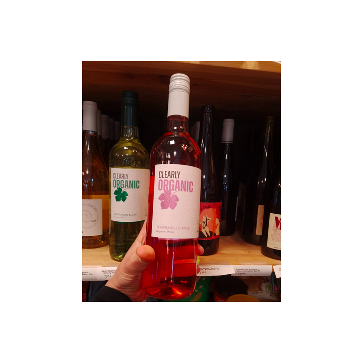 Vin Rosé - Tempranillo - 13% - Clearly Organic - 75cl