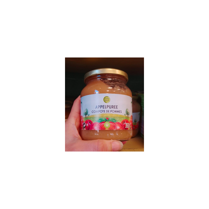 Compote pommes - 360g - Drie Wilgen - bio (petit)