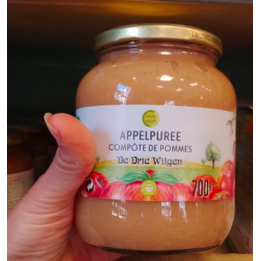 Compote pommes - 700g - Drie Wilgen - bio (grand)