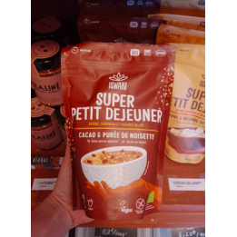 Muesli cacao noisette avoine sarrasin chia - 360g - Iswari