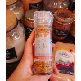 Sel fin de Guérande au paprika fou MOULIN - 80g