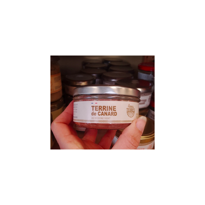 Terrine de canard poivre vert - 140g