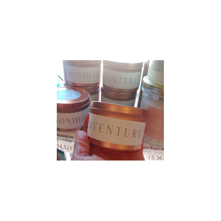 Bougie AVENTURE - 180g - Officine Lutèce