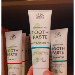 Dentifrice menthe et thé vert – Urtekram – 75 ml