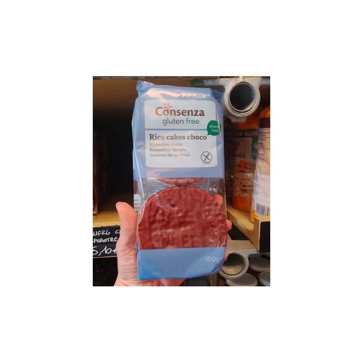 Galettes de riz CHOCOLAT - 100g - Consenza