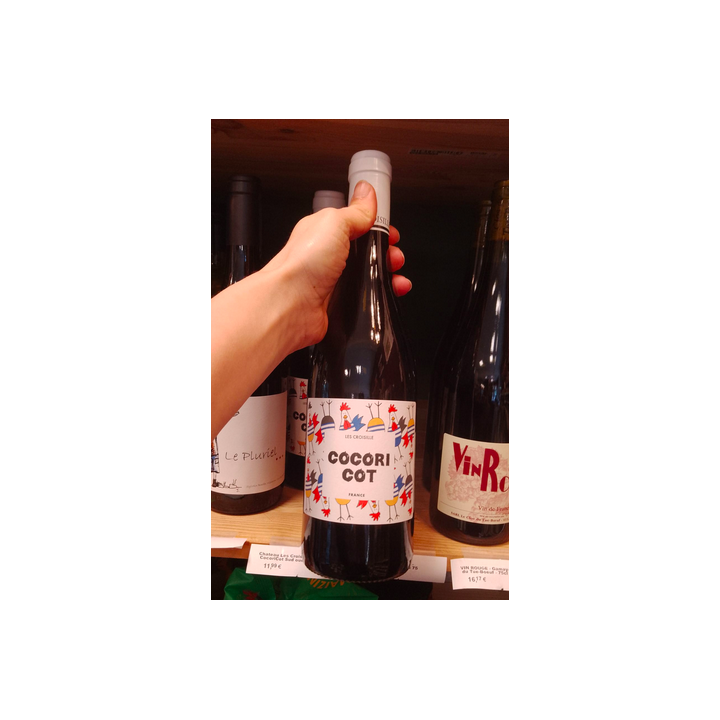 Vin rouge - Cocoricot 12% - Les Croisille