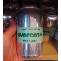 Boisson soda basilic citron...