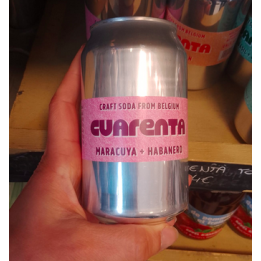 Boisson soda maracuya habanero - 33cl - CUARENTA