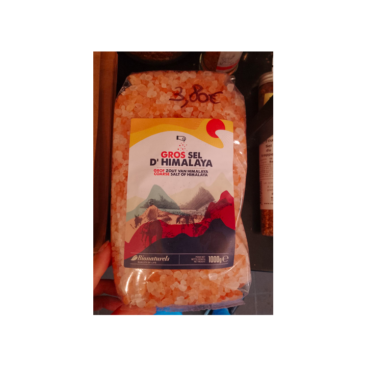 Sel de l'Himalaya gros - 1kg - Bionaturels