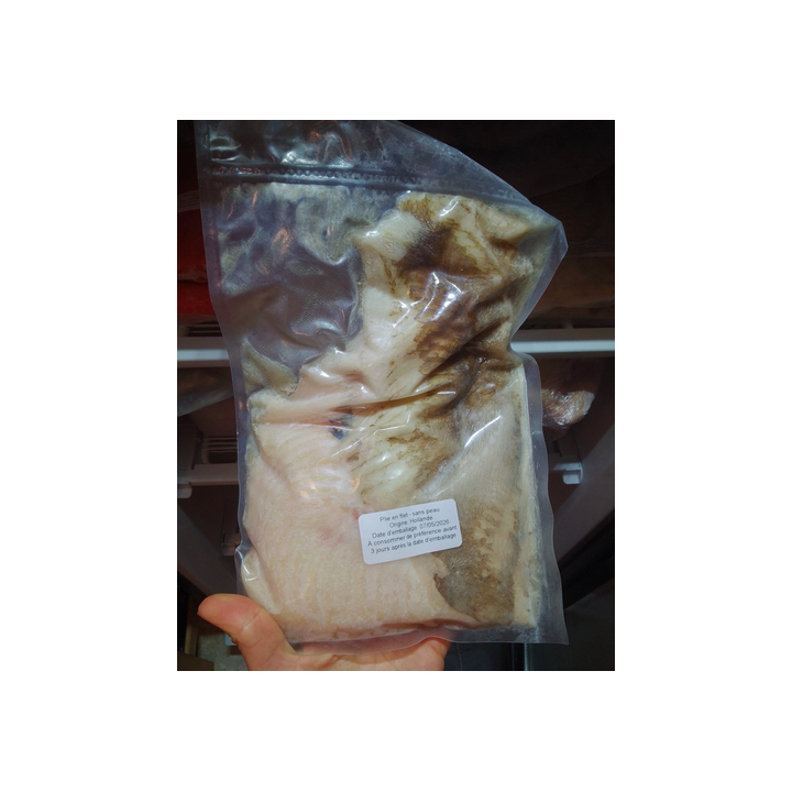 CONGELE - Plie en filet sans peau - 500g - Mosselman