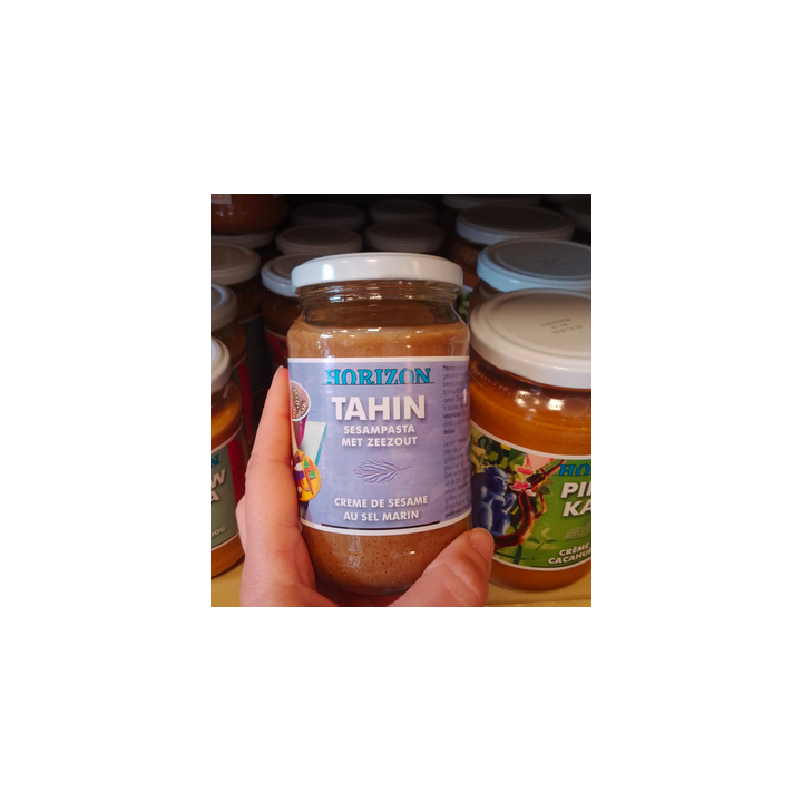 Crème sésame Tahin complet sel marin – 350g – Horizon